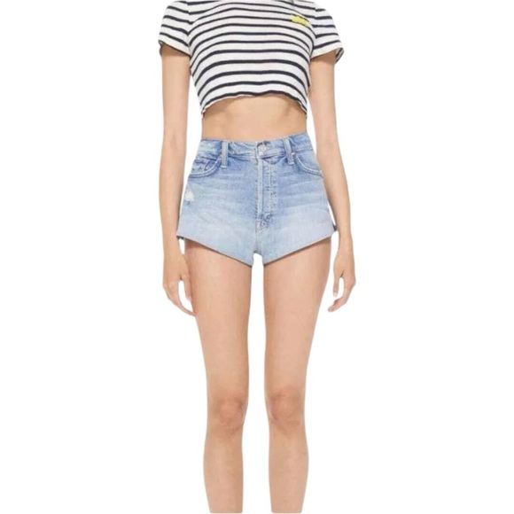 Mother Carolyn Murphy Cheeky Tomcat Shorts Limited Edition Women's Size 24 NWT - Picture 1 of 16